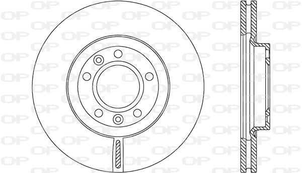 OPEN PARTS stabdžių diskas BDA2158.20